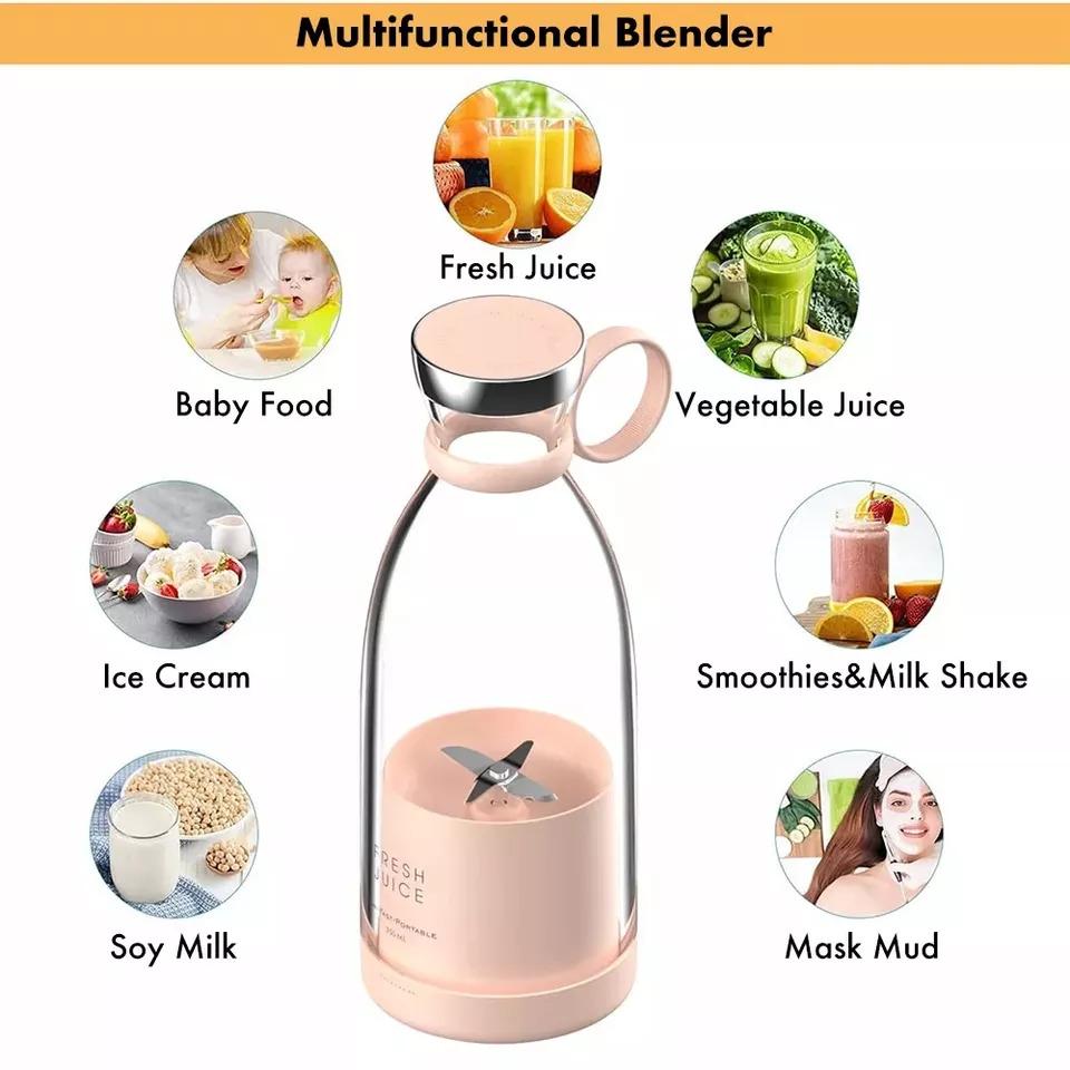 Fast and efficient portable blender for shakes