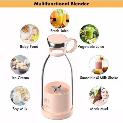 Fast and efficient portable blender for shakes