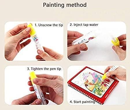 Reusable Magic Water Painting Book